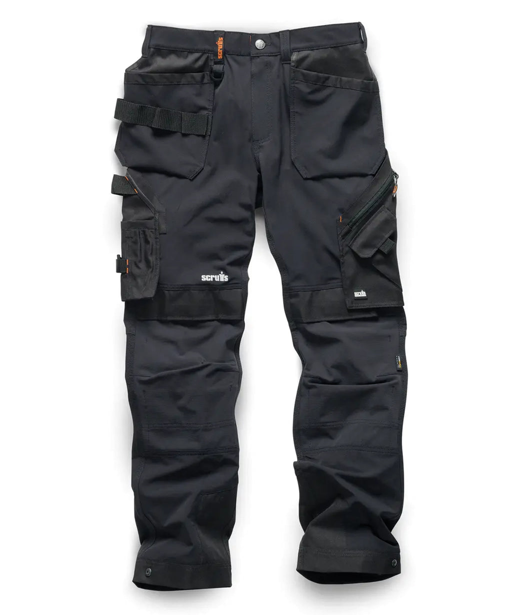 SH072 Scruffs Pro Flex Plus Holster Trousers Trades (Electricians, Plumber …
