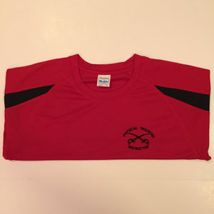 Physical training PTI Red & Black Dri-Fit Contrasting T-Shirt 2007