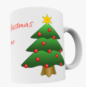Merry Christmas Mug Coffee/ Tea Mug. Personalised Mug Gift.
