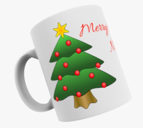 Merry Christmas Mug Coffee/ Tea Mug. Personalised Mug Gift.