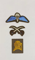 British Army PTI Jacket Badges | PTI Crossed Swords