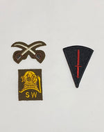 British Army PTI Jacket Badges | PTI Crossed Swords