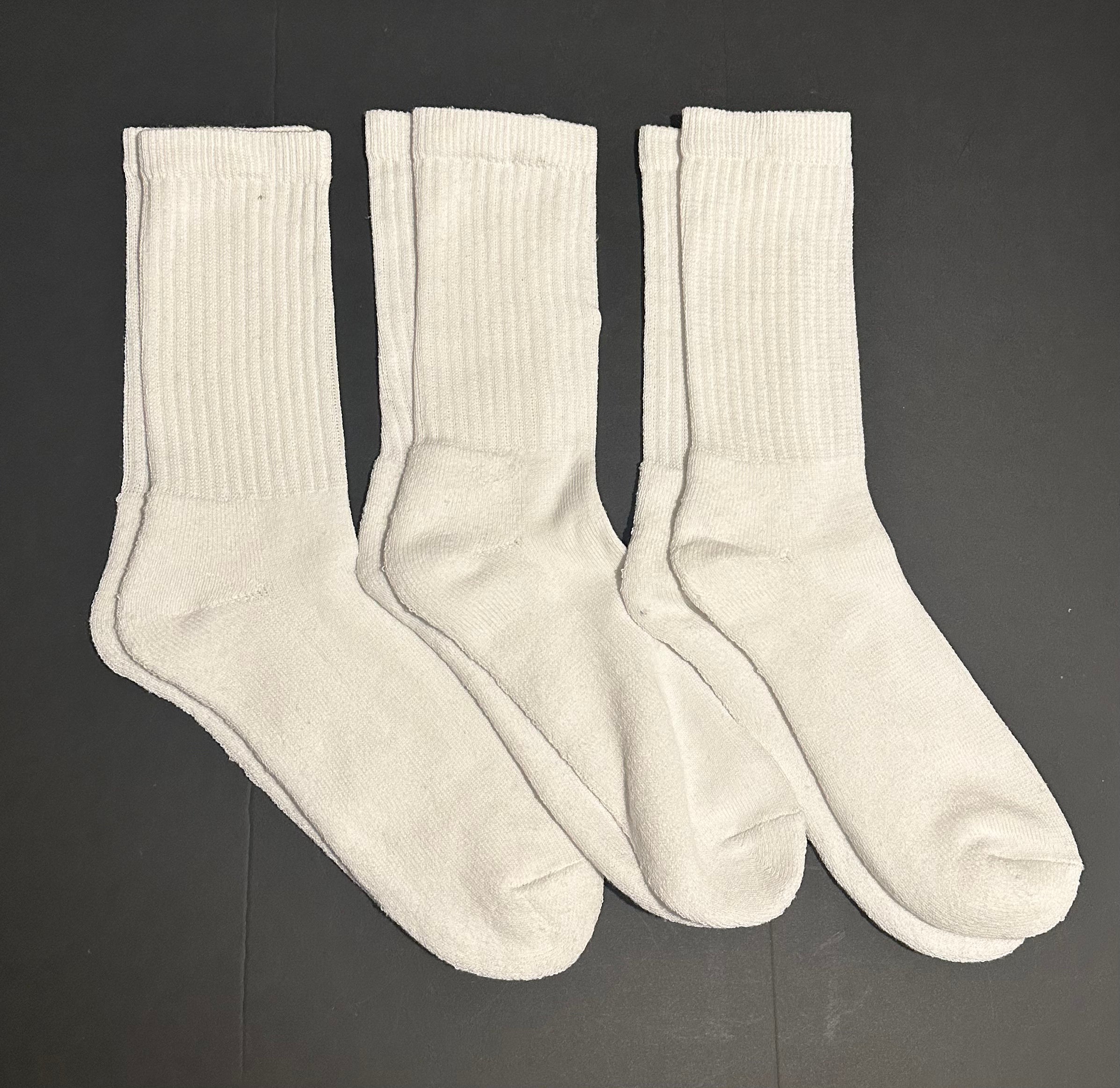 White PTI Sports Socks C1000 Stitches