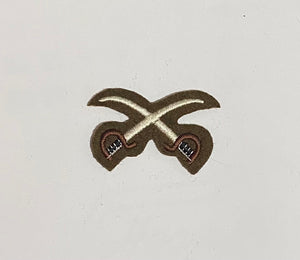 British Army PTI Jacket Badges | PTI Crossed Swords