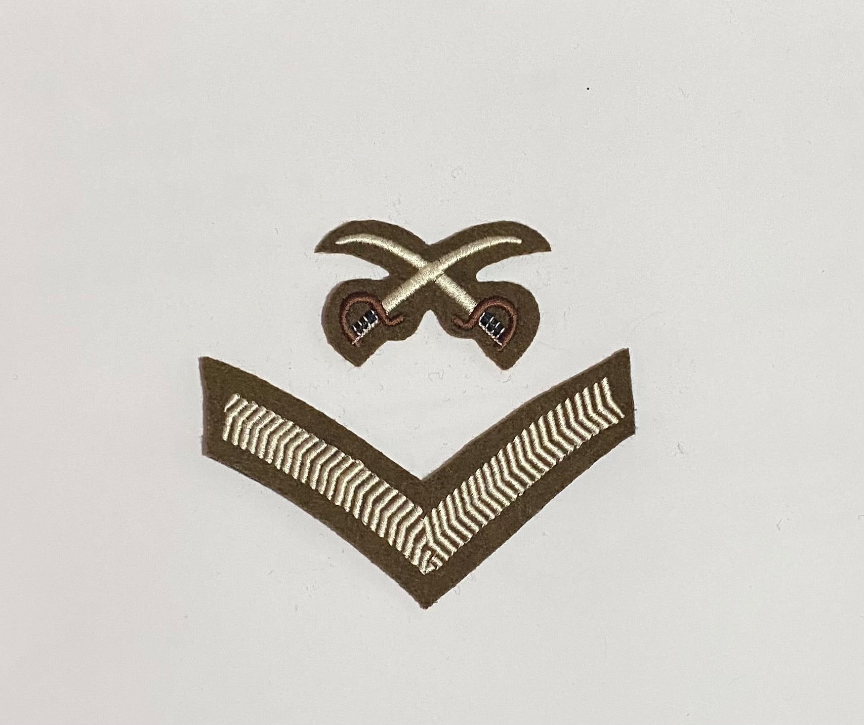 British Army PTI Jacket Badges | PTI Crossed Swords